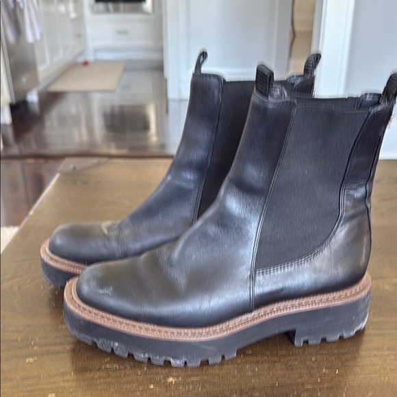 Black Leather Women’s Boots - Picture 3 of 4